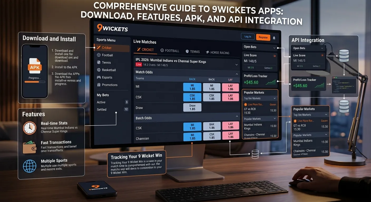 Comprehensive Guide to 9Wickets Apps: Download, Features, APK, and API Integration