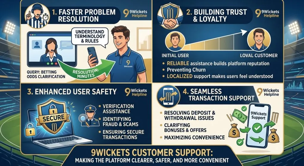 Why Is 9Wickets Customer Support Important - 9Wickets